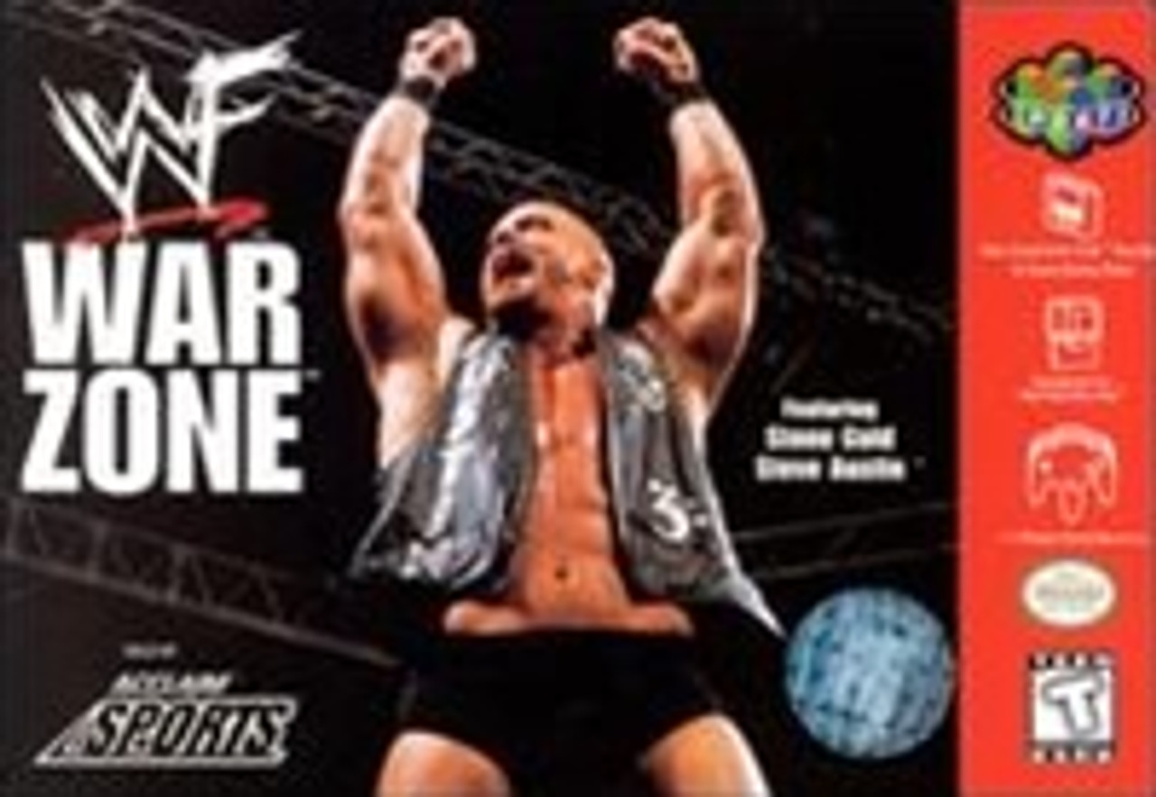 NINTENDO 64 - N64★WWF WAR ZONE 海外版 北米版 端子清掃済 WWF War Zone - Nintendo 64 - Complete – Retro Raven Games